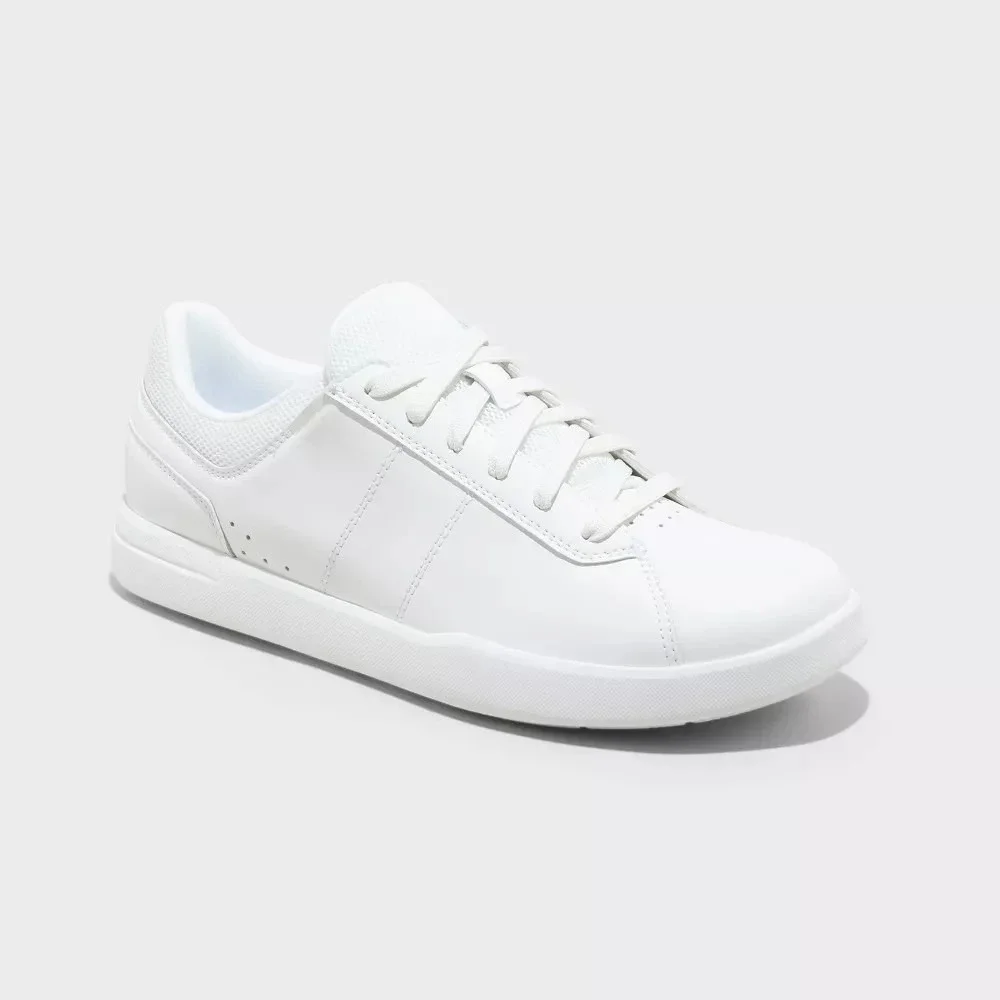 Men's Scout Sneakers by Goodfellow & Co White Size 9 New With Tags